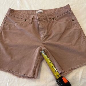 Pretty Rose tan colored Carve Designs Oahu 6” corduroy shorts